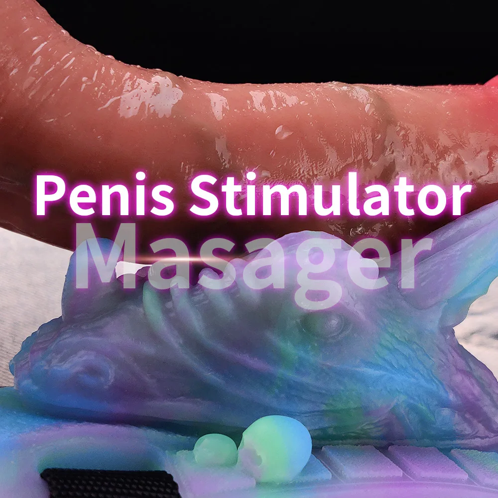 YOCY Strapon Fantasy Dragon Grinder Silicone Sex Toy 10 Modes Vibrator For Women Men Masturbator G-Spot Stimulator