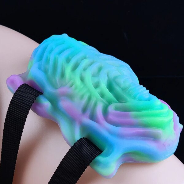 Straps Grinder Sex Toy Grinding & Humping Fantasy Adult Masturbator Skeleton Texture Fantasy Wireless Control Vibrator