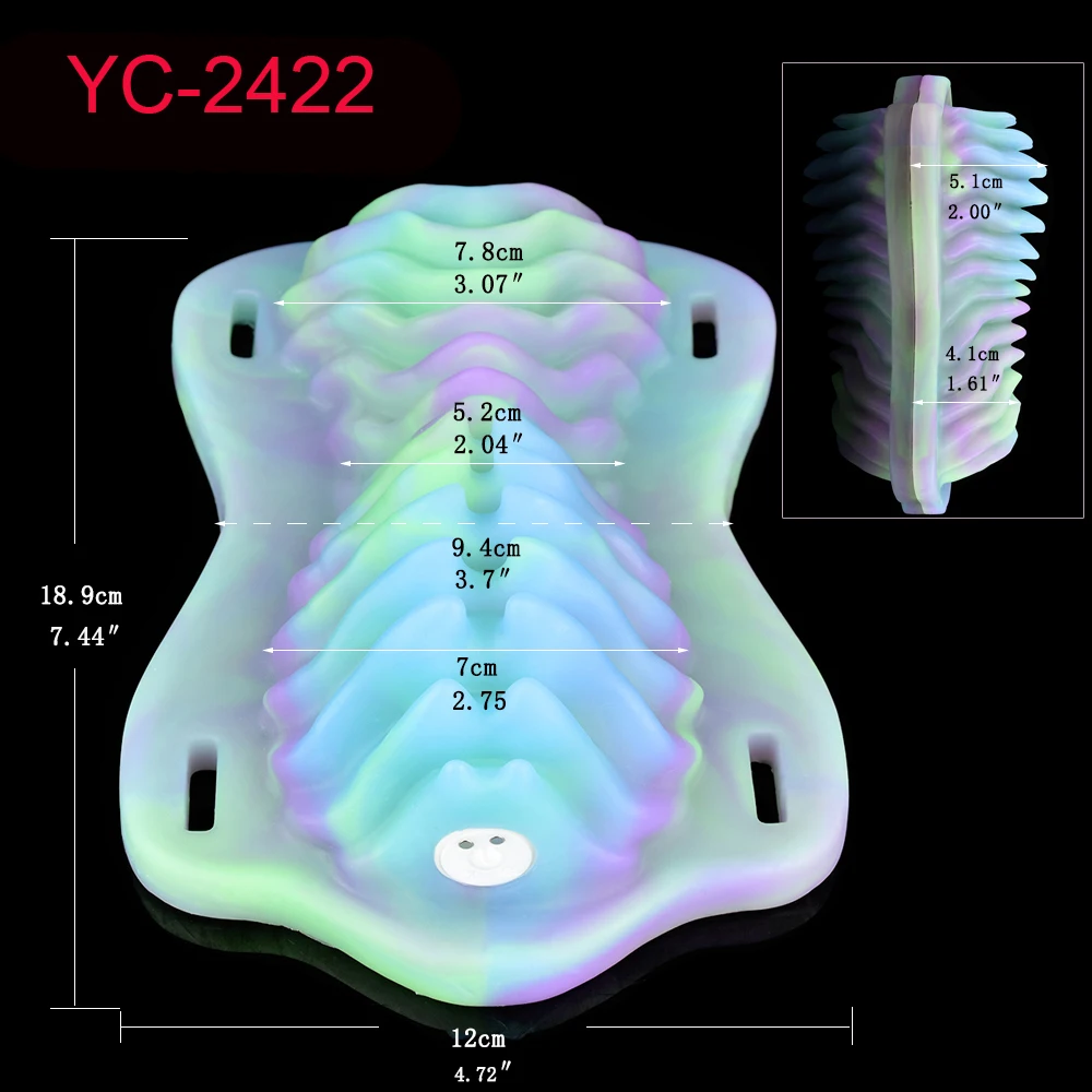FAAK Fantasy Luminous Grinders Wireless Control Vibrator Silicone Strap-ons Sex Toys For Men Women Massage Foreplay Products FAAK Fantasy Luminous Grinders Wireless Control Vibrator Silicone Strap-ons Sex Toys For Men Women Massage Foreplay Products