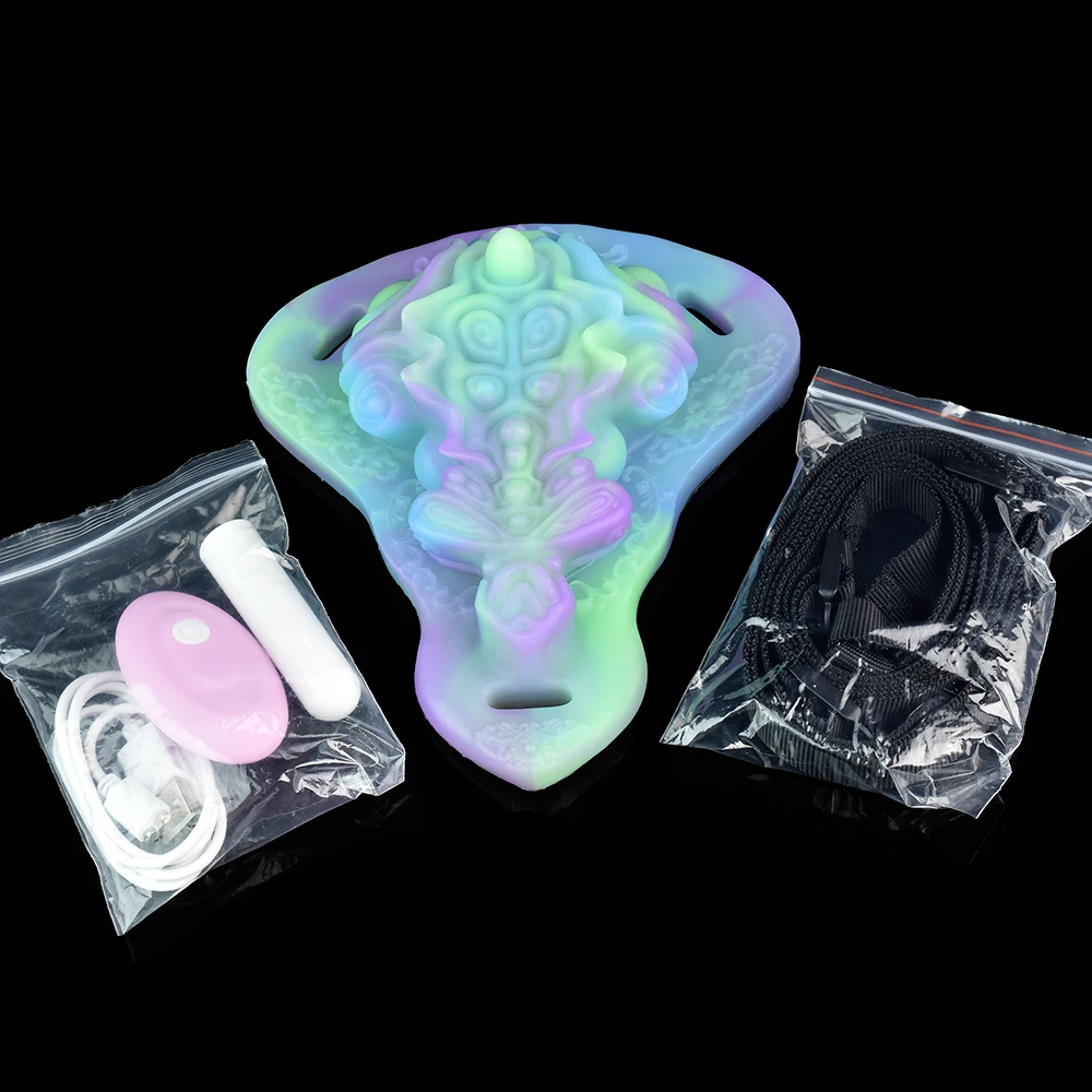 FAAK Fantasy Luminous Grinders Wireless Control Vibrator Silicone Strap-ons Sex Toys For Men Women Massage Foreplay Products FAAK Fantasy Luminous Grinders Wireless Control Vibrator Silicone Strap-ons Sex Toys For Men Women Massage Foreplay Products