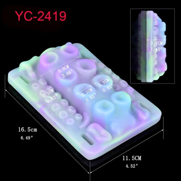 Fantasy Luminous Grinders Wireless Control Vibrator Silicone Strap-ons Sex Toys For Men Women Massage Foreplay Products