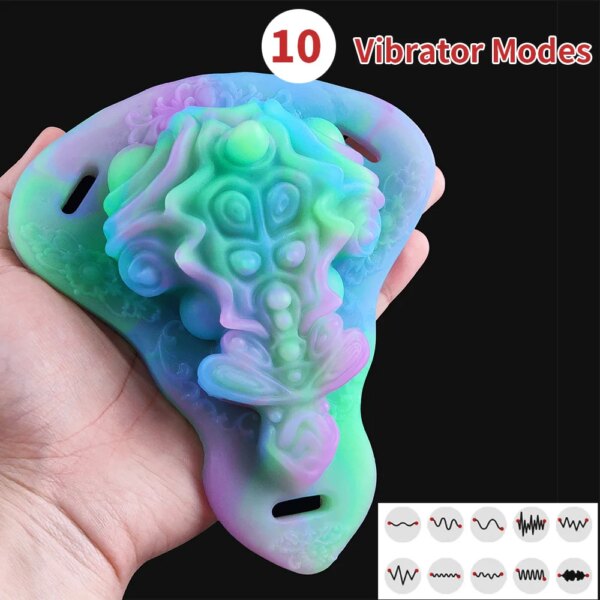 Triangles Strapon Sex Grinder 10 Modes Vibrator Grinding & Humping Stimulator Sex Toy For Women Men Foreplay