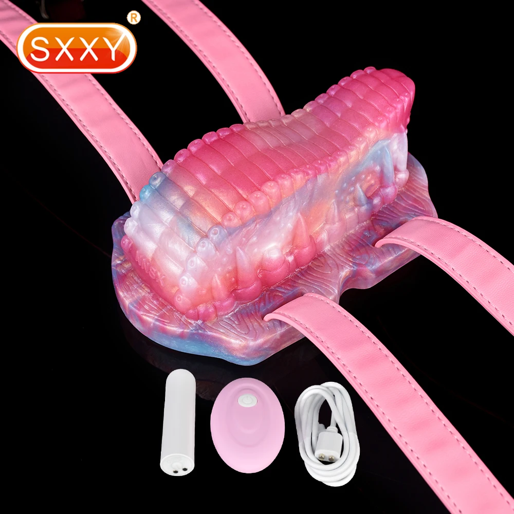 SXXY Textured Tongue Shape Sex Toys Grinder With Wireless Control Vibrator Clit Massage Masturbation Massager Foreplay Flirting