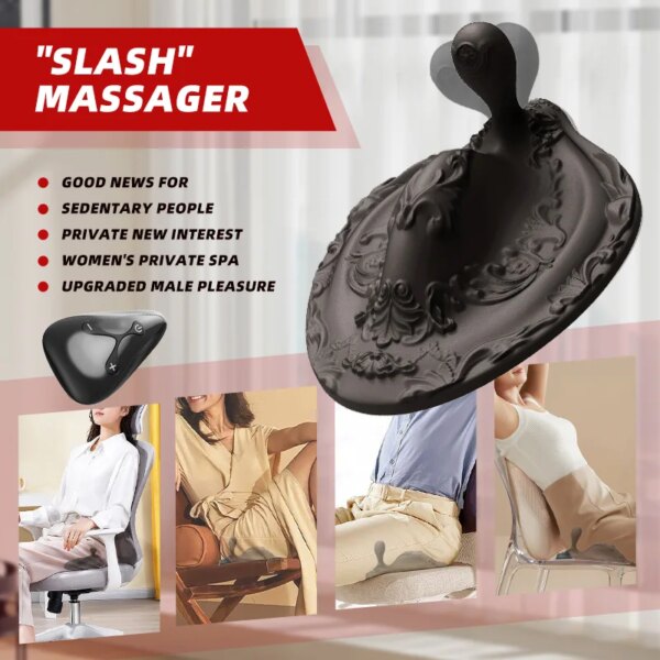 Dragon and Phoenix Pad Vibrating Massager 12 Frequency Remote Control Prostate  Anal Massage Multifuncational Unisex Vibrator