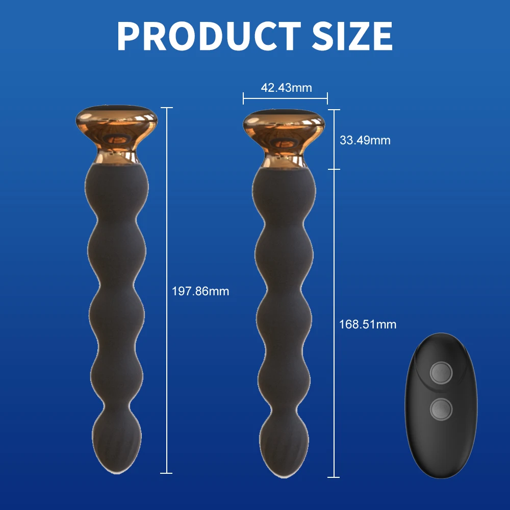 10 Speed Anal Vibrator Anal Beads Prostate Massage Dual Motor Butt Plug Stimulator Remote Control Vibrator Sex Toy For Men Women 10 Speed Anal Vibrator Anal Beads Prostate Massage Dual Motor Butt Plug Stimulator Remote Control Vibrator Sex Toy For Men Women
