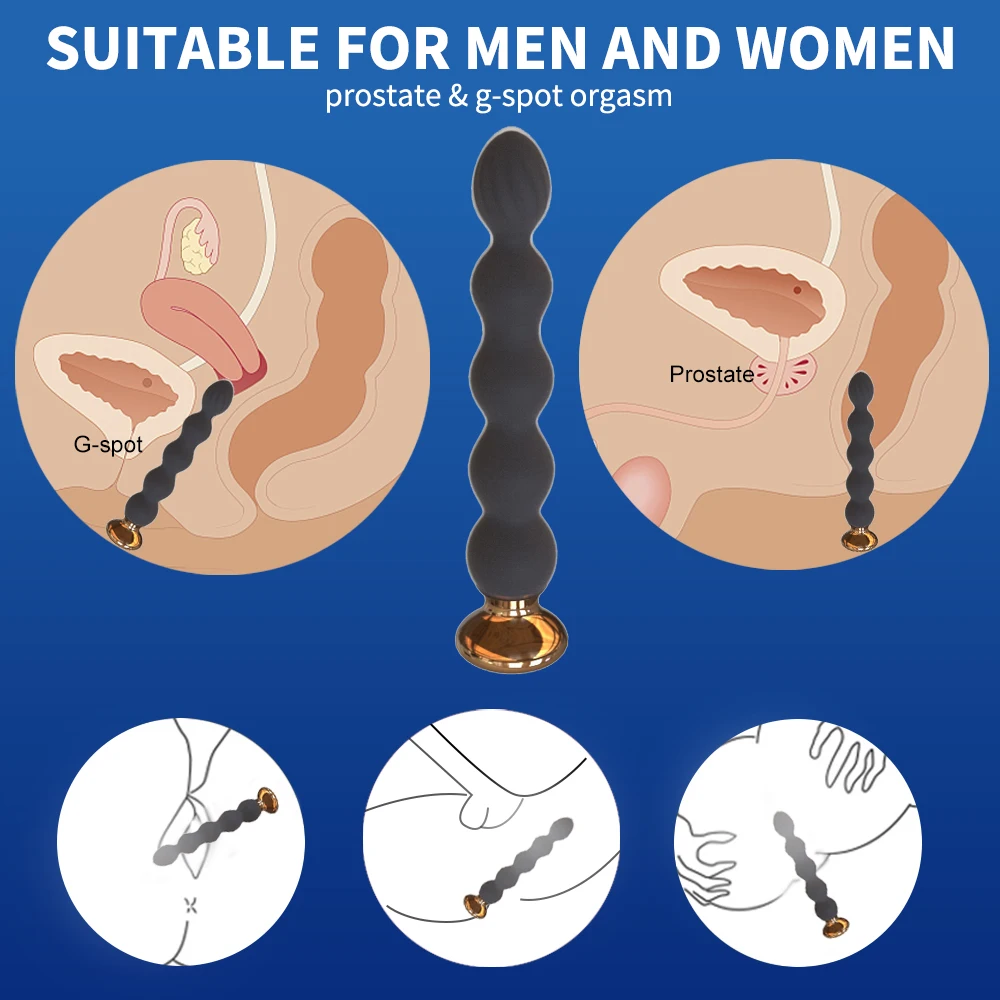10 Speed Anal Vibrator Anal Beads Prostate Massage Dual Motor Butt Plug Stimulator Remote Control Vibrator Sex Toy For Men Women 10 Speed Anal Vibrator Anal Beads Prostate Massage Dual Motor Butt Plug Stimulator Remote Control Vibrator Sex Toy For Men Women