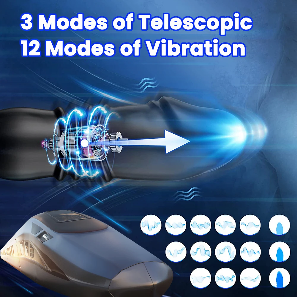 Silicone Anal Vibrator Thrusting Prostate Stimulator Massager Delay Ejaculation Lock Ring Anal Butt Plug Sex Toys Dildos for Men Silicone Anal Vibrator Thrusting Prostate Stimulator Massager Delay Ejaculation Lock Ring Anal Butt Plug Sex Toys Dildos for Men