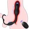 Prostate Massager Penis Vibrator for Men Wireless Anal Plug Delay Ejaculation Cock Ring Butt Masturbator Sex Toys Gay Couples