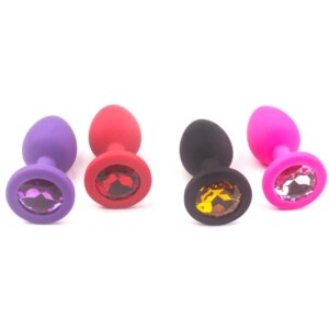 4 size Huge Anal Toys for Mu Heart-shaped Big Butt Plug Annal Men's Anal Vibrator Husband Dildo Anal Man Dog Tail Plug Sex