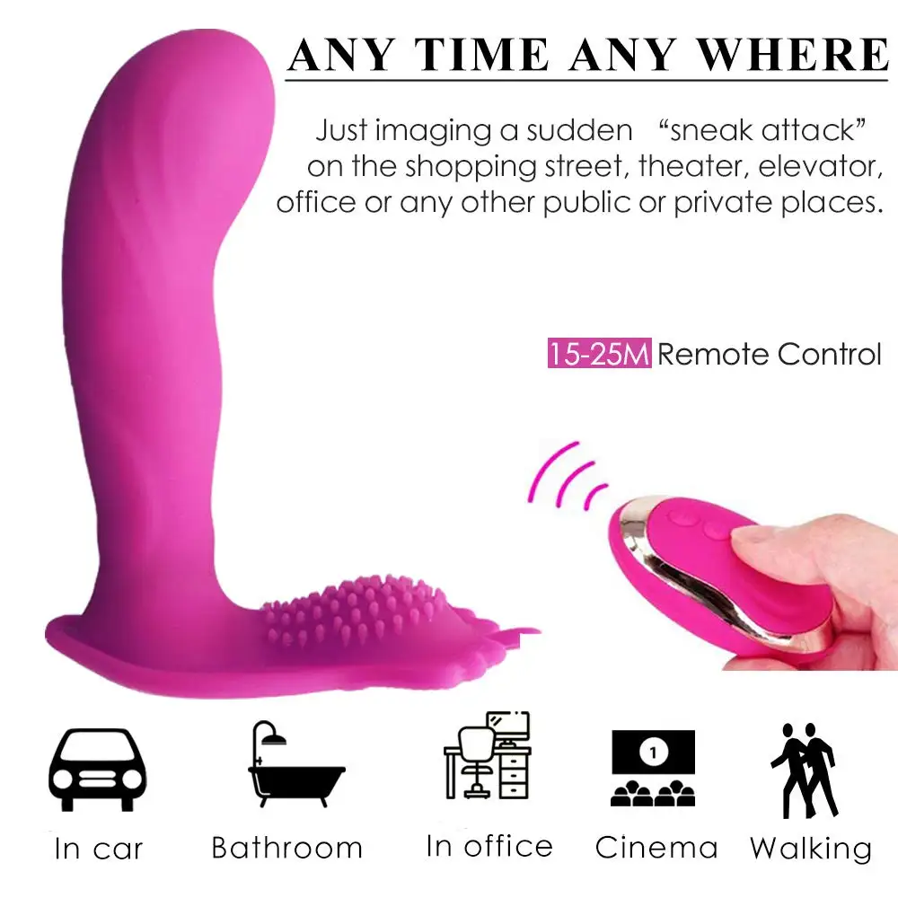 Wireless Vibrator 10 Speed Flirting Vibrating Egg Wearable Panties Anal Plug Adult Sex Toy For Woman