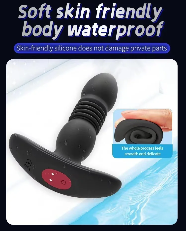 Telescopic Vibrating Butt Plug Anal Vibrator Wireless Remote Sex Toys for Women Ass Anal Dildo Prostate Massager Men Buttplug