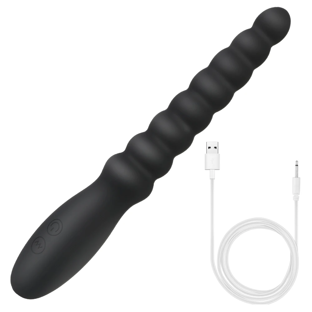 10 Speed Anus Beads Vibrator Anal Plug Prostatic Massager G-spot Stimulator Sex Toys For Women Men Couples