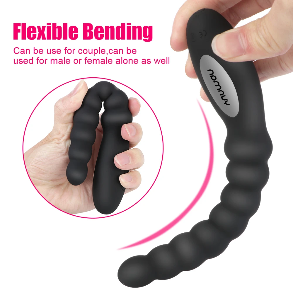 10 Speed Anus Beads Vibrator Anal Plug Prostatic Massager G-spot Stimulator Sex Toys For Women Men Couples