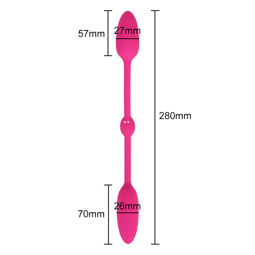Double Head Vibrating Egg Clitoris Stimulator G-spot Massager 10 Modes Erotic Toy Remote Control Vibrator Sex Toys for Women