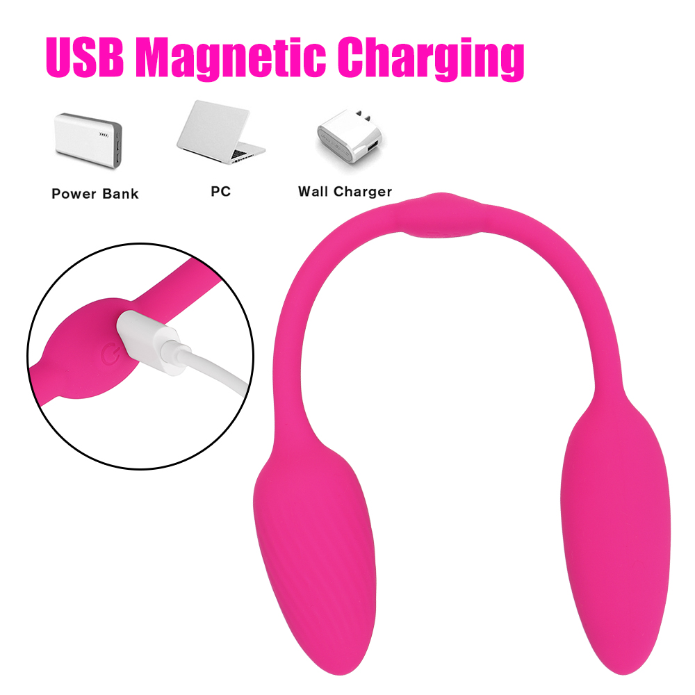 Double Head Vibrating Egg Clitoris Stimulator G-spot Massager 10 Modes Erotic Toy Remote Control Vibrator Sex Toys for Women