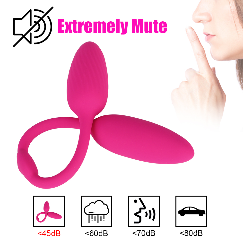 Double Head Vibrating Egg Clitoris Stimulator G-spot Massager 10 Modes Erotic Toy Remote Control Vibrator Sex Toys for Women