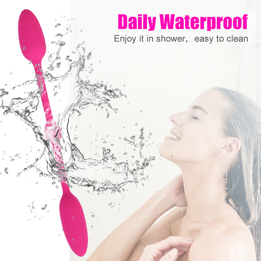 Double Head Vibrating Egg Clitoris Stimulator G-spot Massager 10 Modes Erotic Toy Remote Control Vibrator Sex Toys for Women