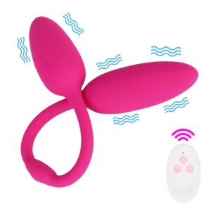 Double Head Vibrating Egg Clitoris Stimulator G-spot Massager 10 Modes Erotic Toy Remote Control Vibrator Sex Toys for Women