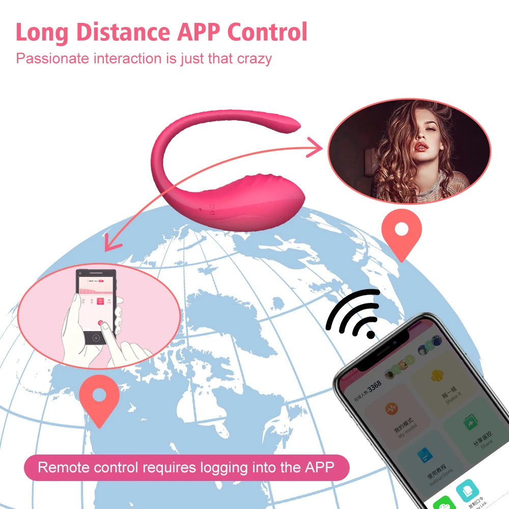 Wireless Control Vibrator APP Remote Control Dildo Panties Wear Vibrating Egg G Spot Clit Stimulator Massager Sex Toys for Women Wireless Control Vibrator APP Remote Control Dildo Panties Wear Vibrating Egg G Spot Clit Stimulator Massager Sex Toys for Women