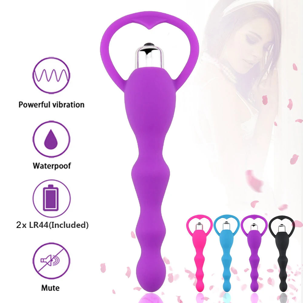 Vibrating Anal Plug Prostate Massage Soft Anal Beads Butt Plug Vibrators Sex Toys for Couples Butt Plug Silicone Adult Products Vibrating Anal Plug Prostate Massage Soft Anal Beads Butt Plug Vibrators Sex Toys for Couples Butt Plug Silicone Adult Products