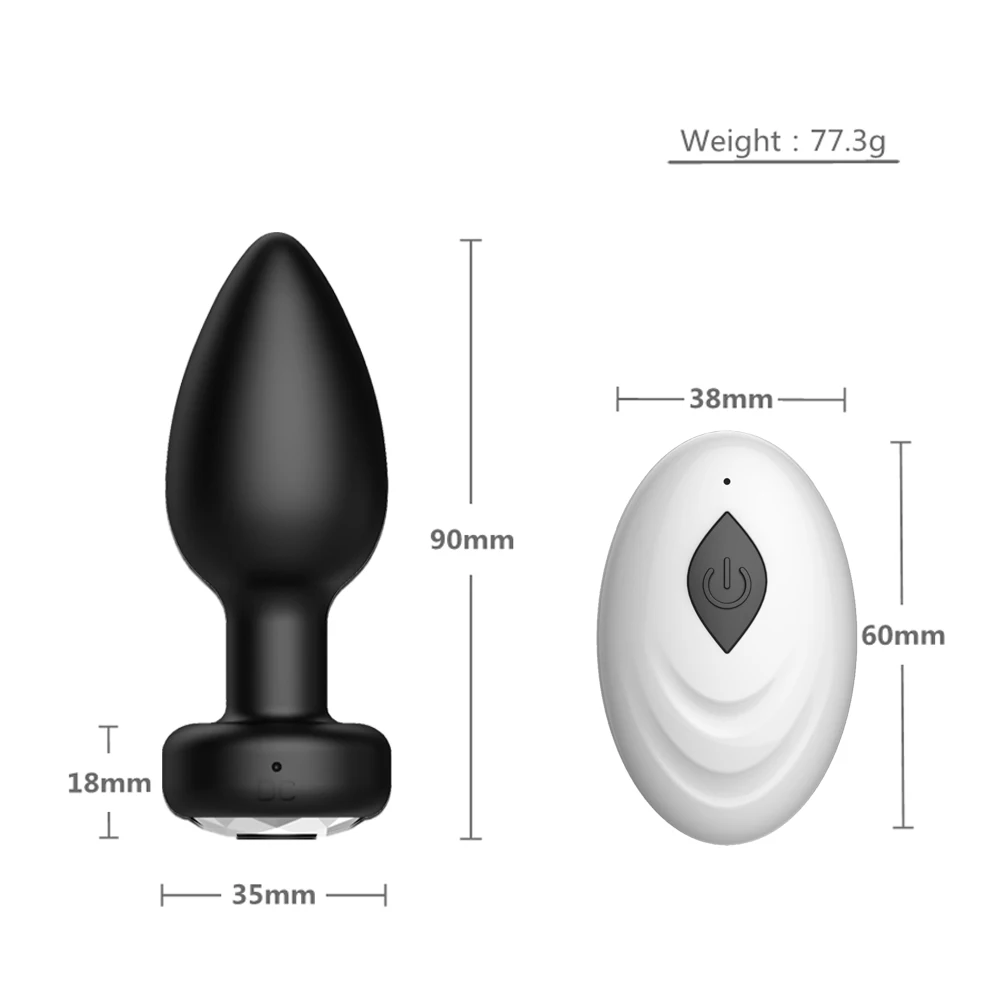 Anal Plug Vibrator For Men Prostate Massage Wireless Remote Control Dildo Butt Plug Vibrators Sex Toys For Women Adult Sex Toys Anal Plug Vibrator For Men Prostate Massage Wireless Remote Control Dildo Butt Plug Vibrators Sex Toys For Women Adult Sex Toys