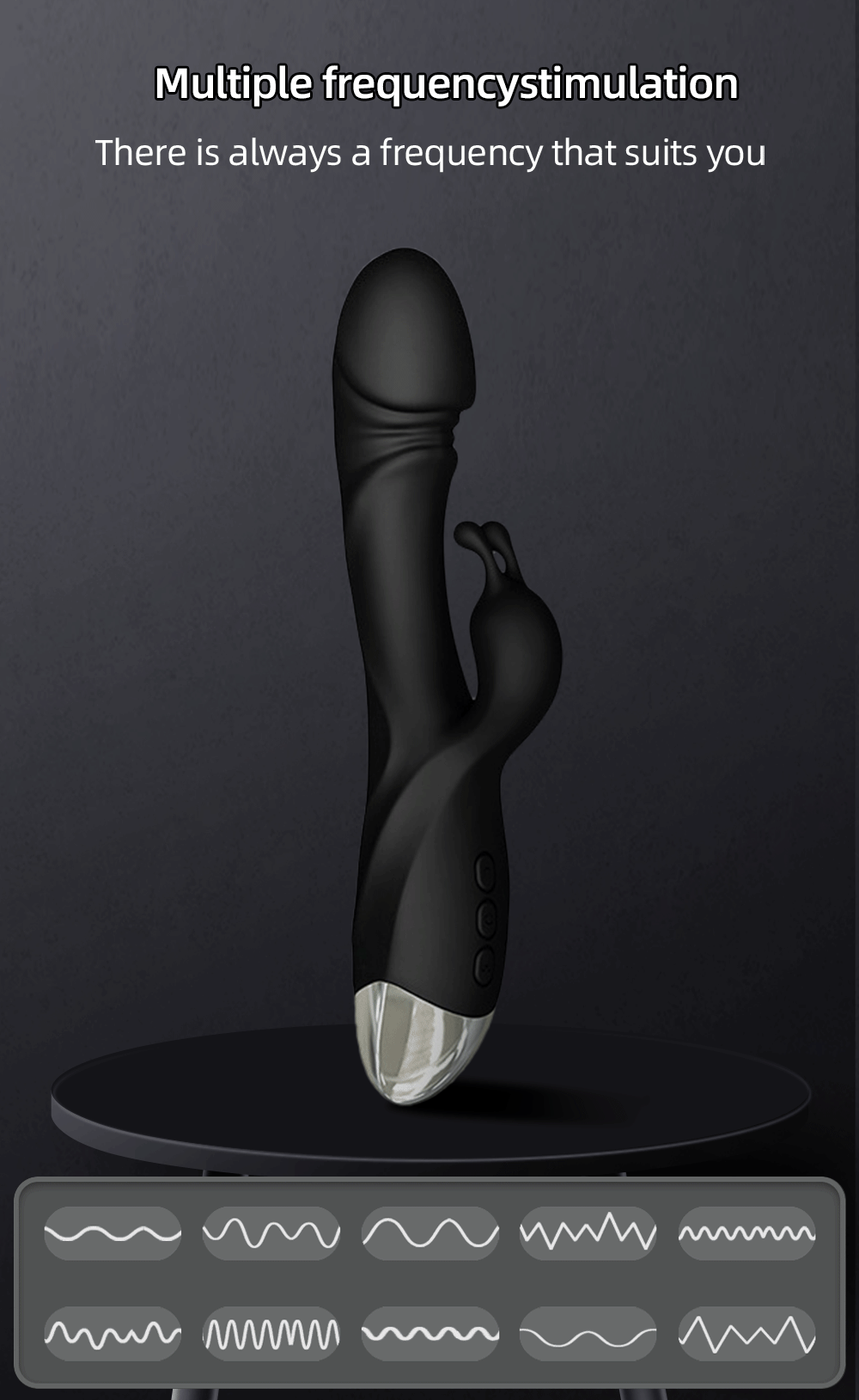 Rabbit Vibrator for Women Powerful G Spot Female Clitoris Stimulator Vagina Nipple Massage Dildo Silent Adults Sex Toy