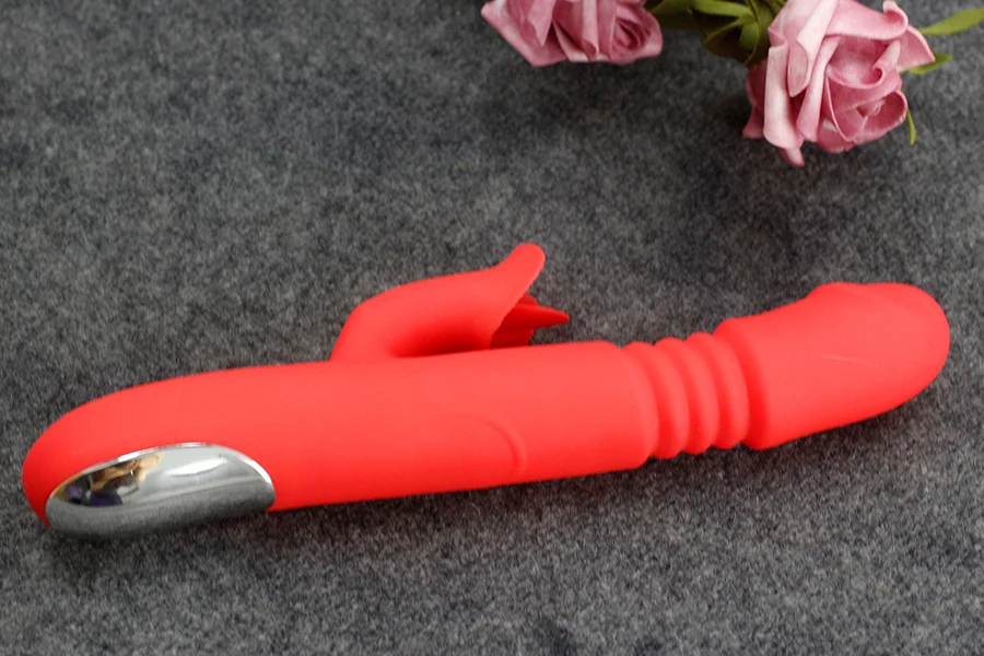 Warming and Stretching Vibrator For Women 10 mode Clitoris Tongue Stimulator reality Dildo Female Sex Toys For Adults