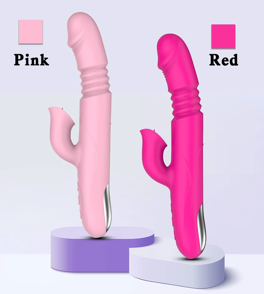 Warming and Stretching Vibrator For Women 10 mode Clitoris Tongue Stimulator reality Dildo Female Sex Toys For Adults