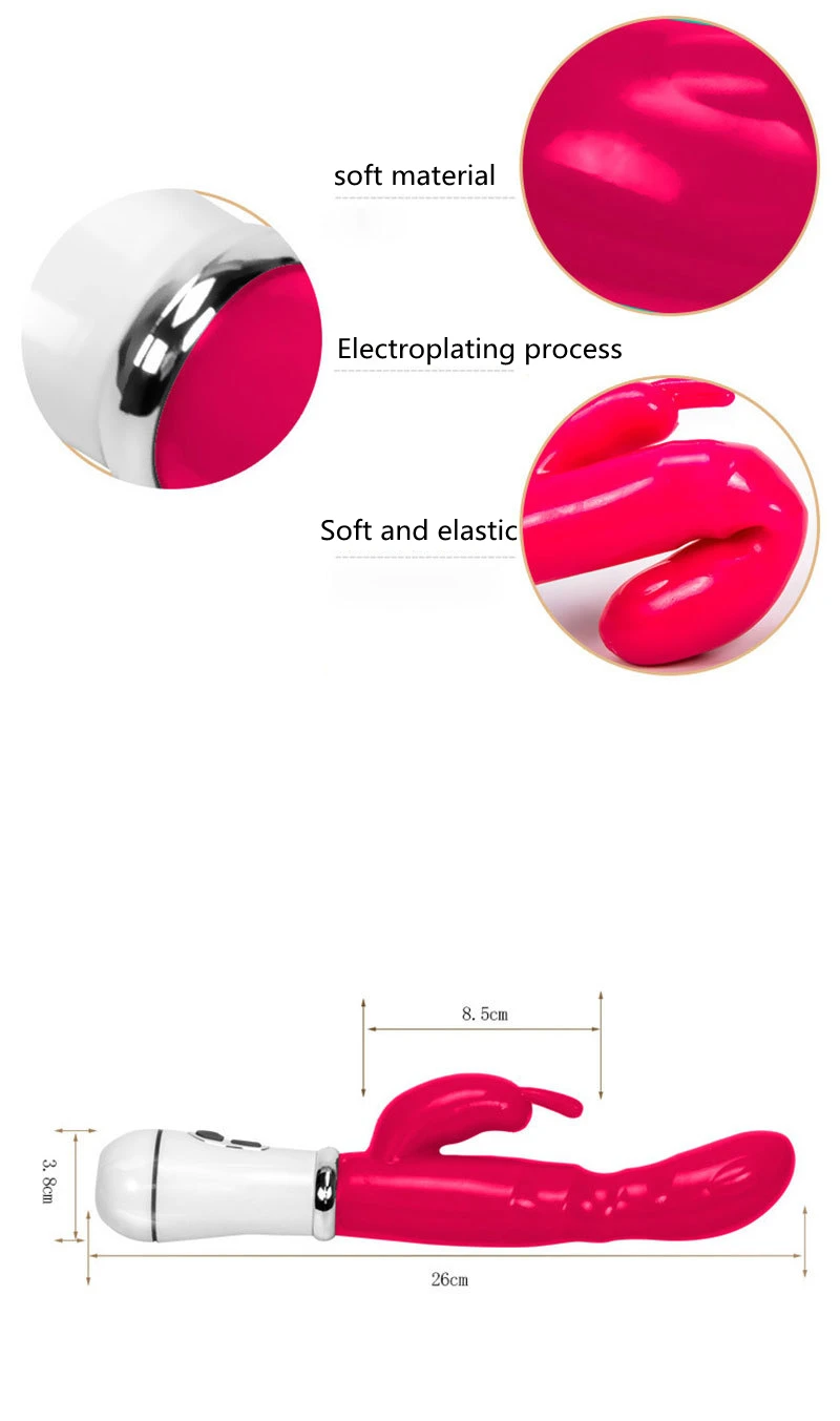 Vibrator 12 Speed Strong Rabbit Clitoris Stimulator G-spot Massager Sex Toys For Women Female Masturbator Sex Shop vibrators