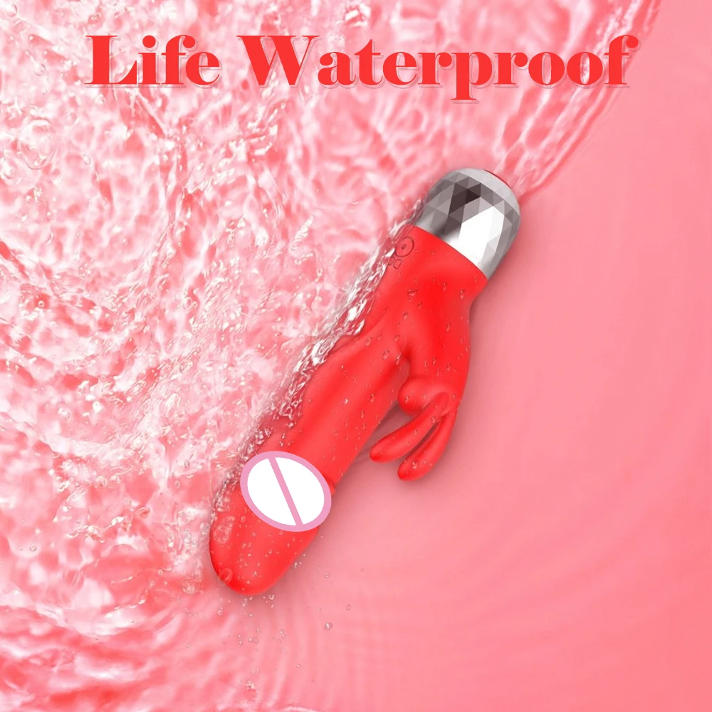 Dildo Rabbit Vibrator for Women Vaginal Clitoris Stimulator G-Spot Massage Mini Bullet Vibrator Female Masturbator Sex Toy
