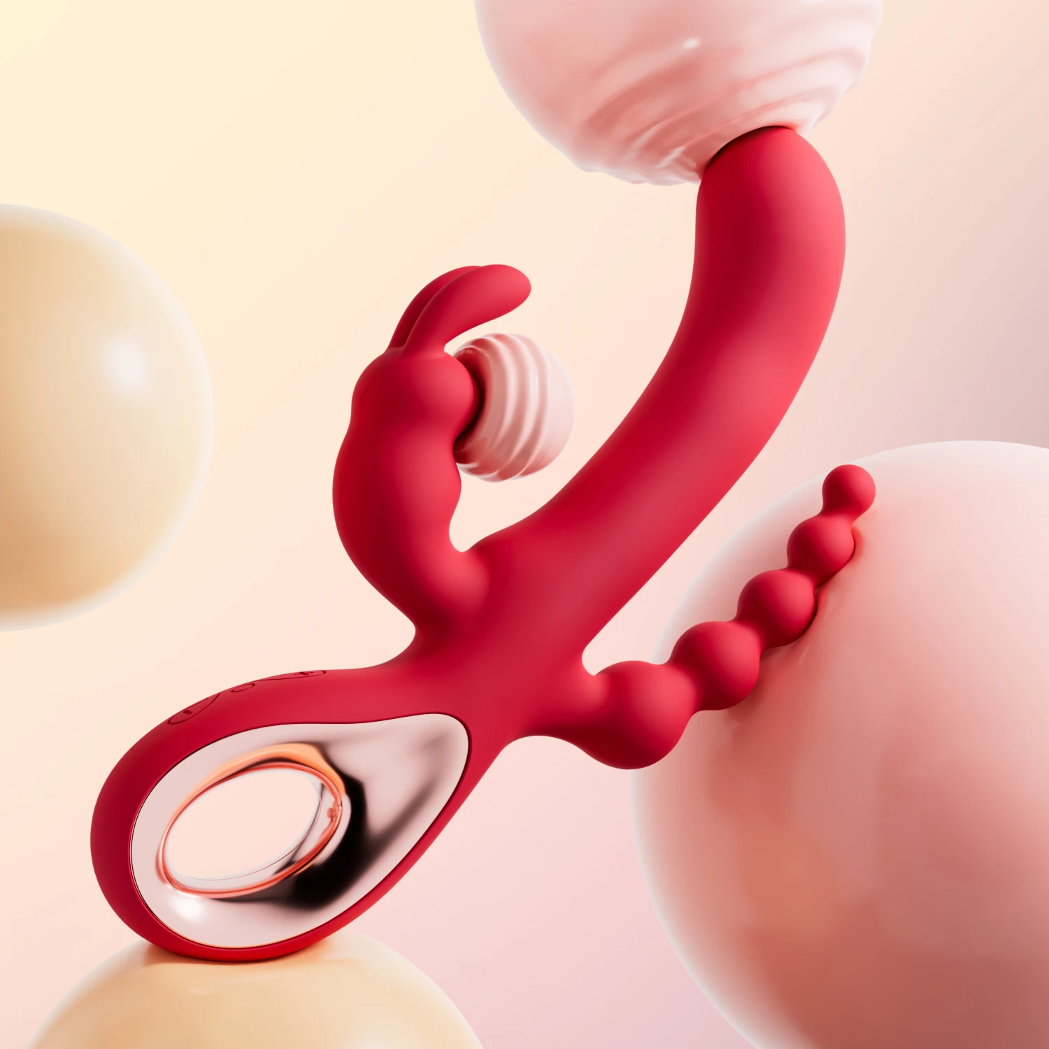 Dildo Rabbit Vibrator For Women Vagina Massage G-Spot Powerful Vibrators Nipple Clitoral Stimulator Orgasm Sex Toy Anal Beads 18