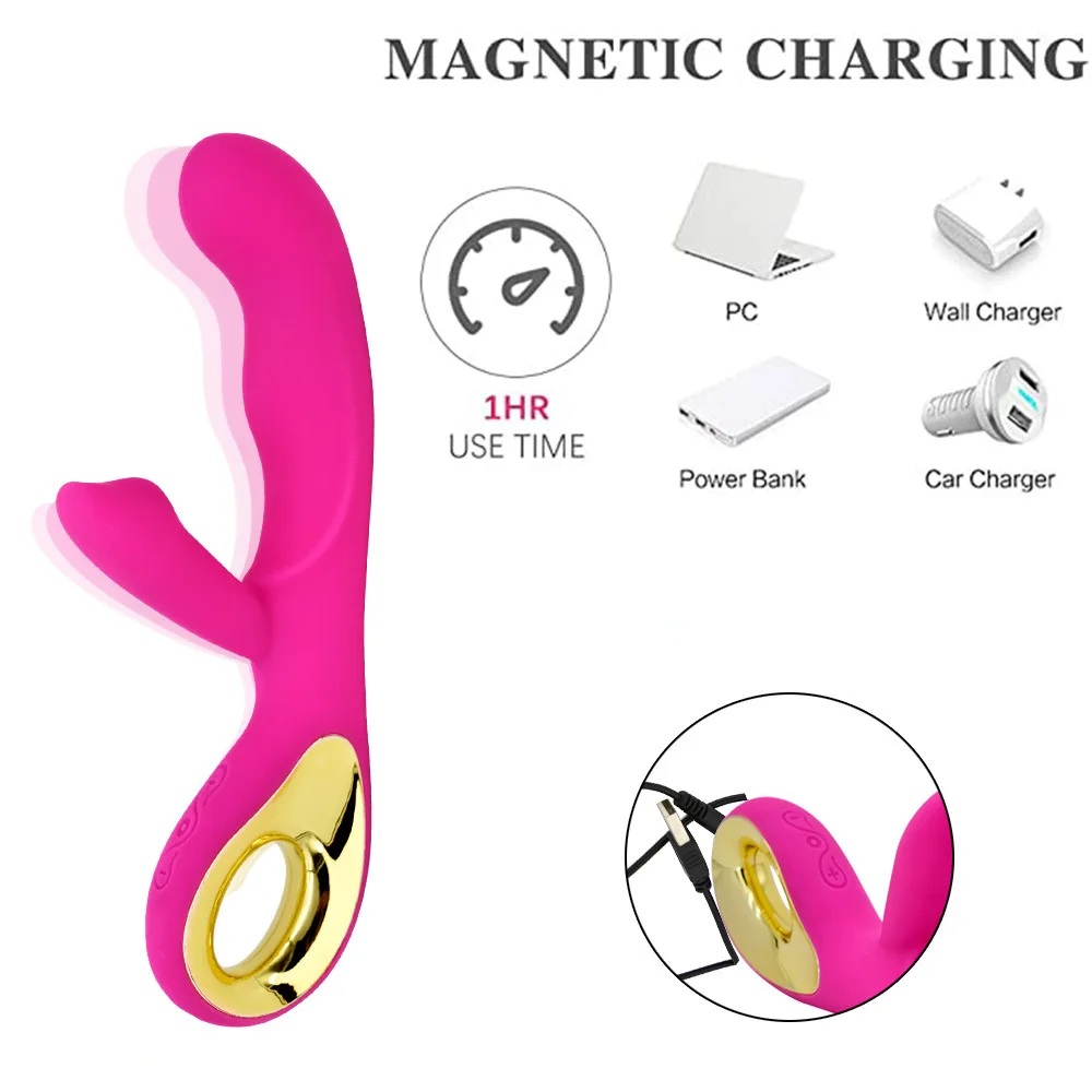 Dildo Rabbit Vibrator For Women Vagina Massage G-Spot Powerful Vibrators Nipple Clitoral Stimulator Orgasm Sex Toy Anal Beads 18