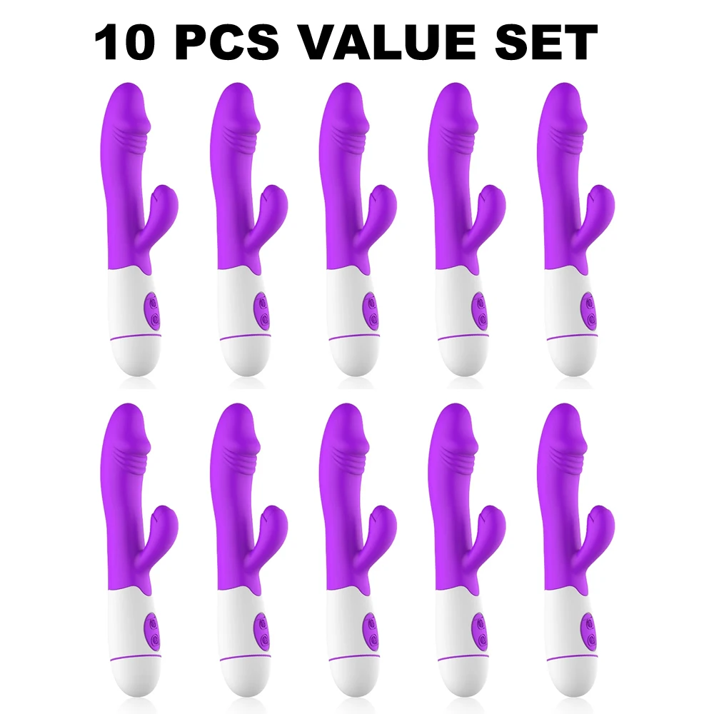 30 Speed Rechargeable Handheld Silicone Adult Clit Clitoral Clitoris Sex Toy G Spot Dual Motor Rabbit Vibrator for Women Female 30 Speed Rechargeable Handheld Silicone Adult Clit Clitoral Clitoris Sex Toy G Spot Dual Motor Rabbit Vibrator for Women Female