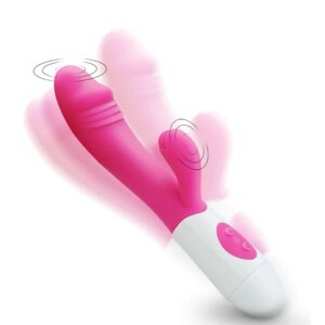 10 Speed Rechargeable Handheld Vibrator Silicone Adult Clitoral Stimulation Sex Toys G Spot Dual Motor Rabbit Vibrator Female