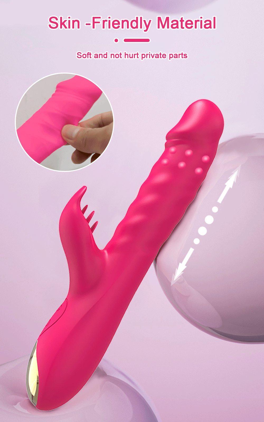 Rabbit Vibrator G-Spot Vaginal Stimulator Telescopic Clitoral Female Masturbator Massager Licking Dildo Adult Sex Toys for Women Rabbit Vibrator G-Spot Vaginal Stimulator Telescopic Clitoral Female Masturbator Massager Licking Dildo Adult Sex Toys for Women