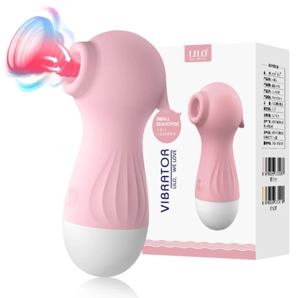10 Modes Powerful Clitoral Sucking Vibrator Blowjob Sucking Nipple Clit Stimulation Massager Masturbator Pink Sex Toys for Adult