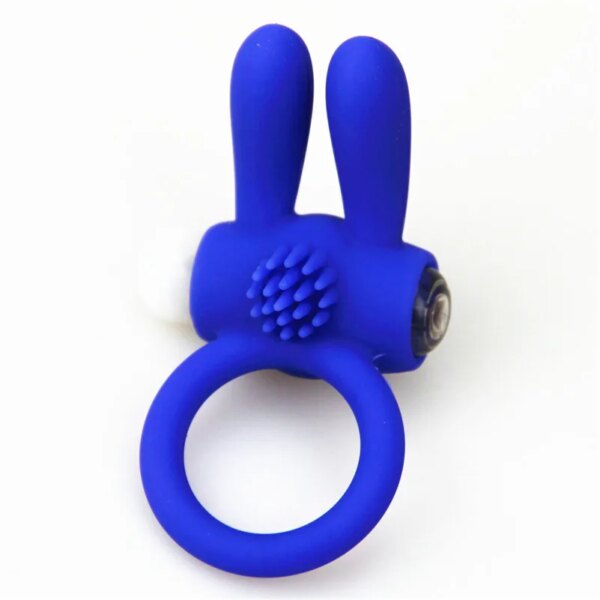 Rabbit Vibrators Delay cockring lasting Ejaculation Lock Fine triple vibrator Sex Toys product for Men penis extender ball loop