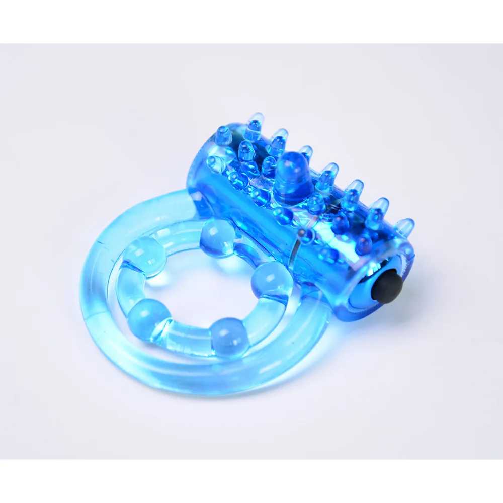Lasting Vibrators Rings Double CockRing Delay Premature Ejaculation Penis Ball Loop 2 Locked Sex Toys Product for Men