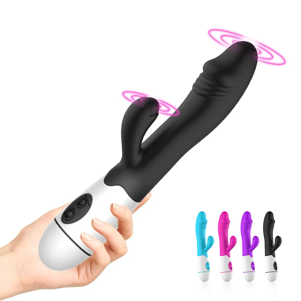 IKOKY Rabbit Vibrator G Spot Dildo Vibrator for Women 10 Vibration Modes ,Waterproof Bunny Vibrator Clitoral Vibrator Sex Toys