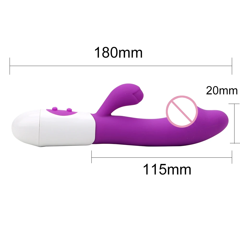 IKOKY Rabbit Vibrator G Spot Dildo Vibrator for Women 10 Vibration Modes ,Waterproof Bunny Vibrator Clitoral Vibrator Sex Toys