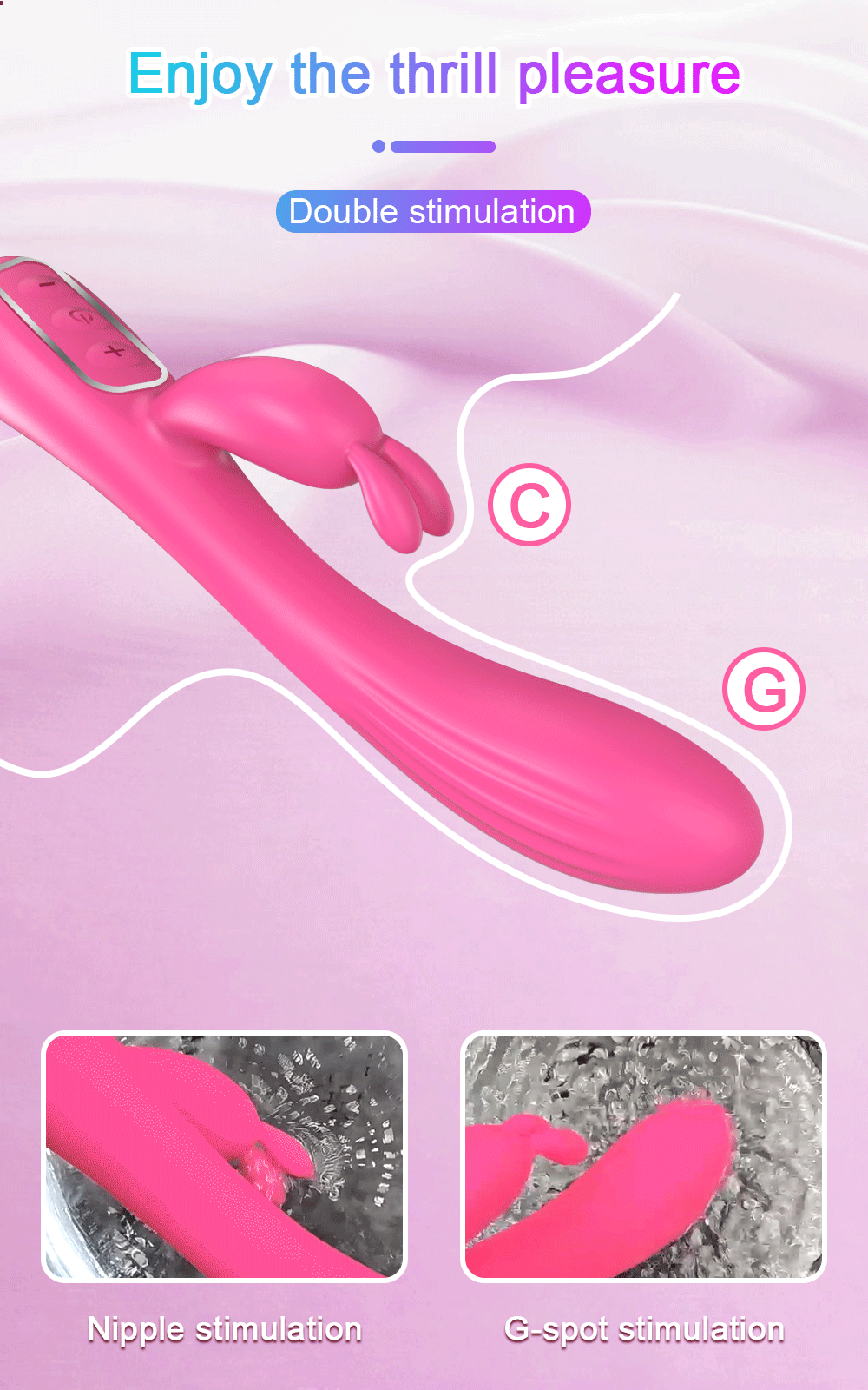 Powerful Rabbit Vibrator Female Sex Toys for Women G Spot Swing Dildo Clitoris Stimulator Sway Toys for Adult 18 Couples Shop