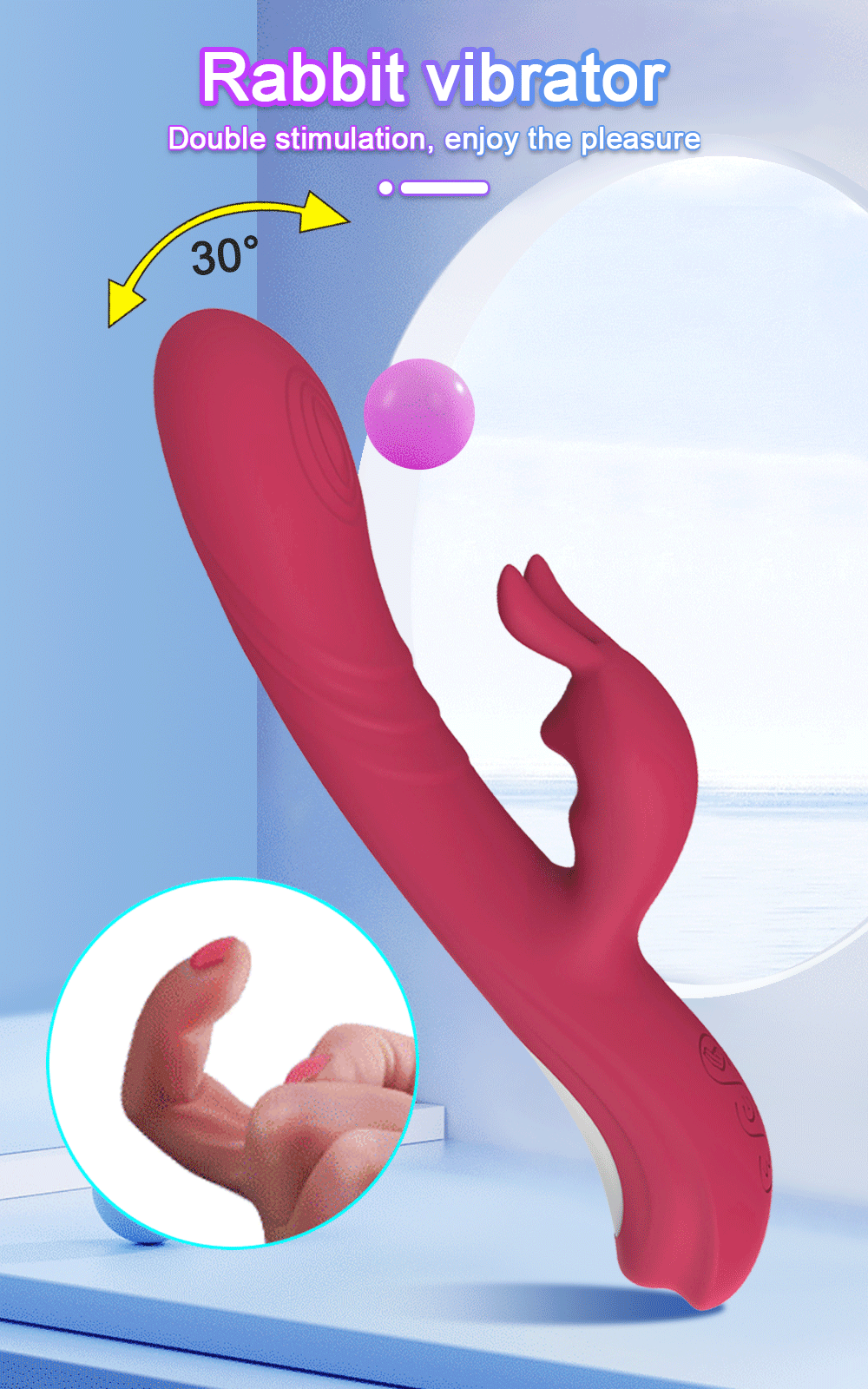Powerful Rabbit Vibrator Female Sex Toys for Women G Spot Swing Dildo Clitoris Stimulator Sway Toys for Adult 18 Couples Shop