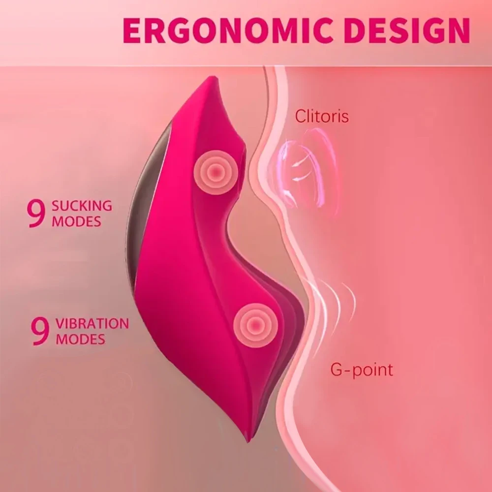 Wearable G-Spot Butterfly Vibrator APP Remote Control Clitoral Sucking Nipple Stimulator Adult Sex Toy For Women Couples