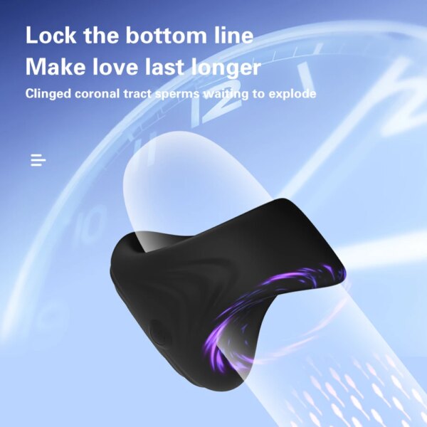 Cock Ring for Men Remote Control Rabbit Dual Vibrating Penis Rings for Ejaculation Delay Testis Stimulation Sex Toy for Couples