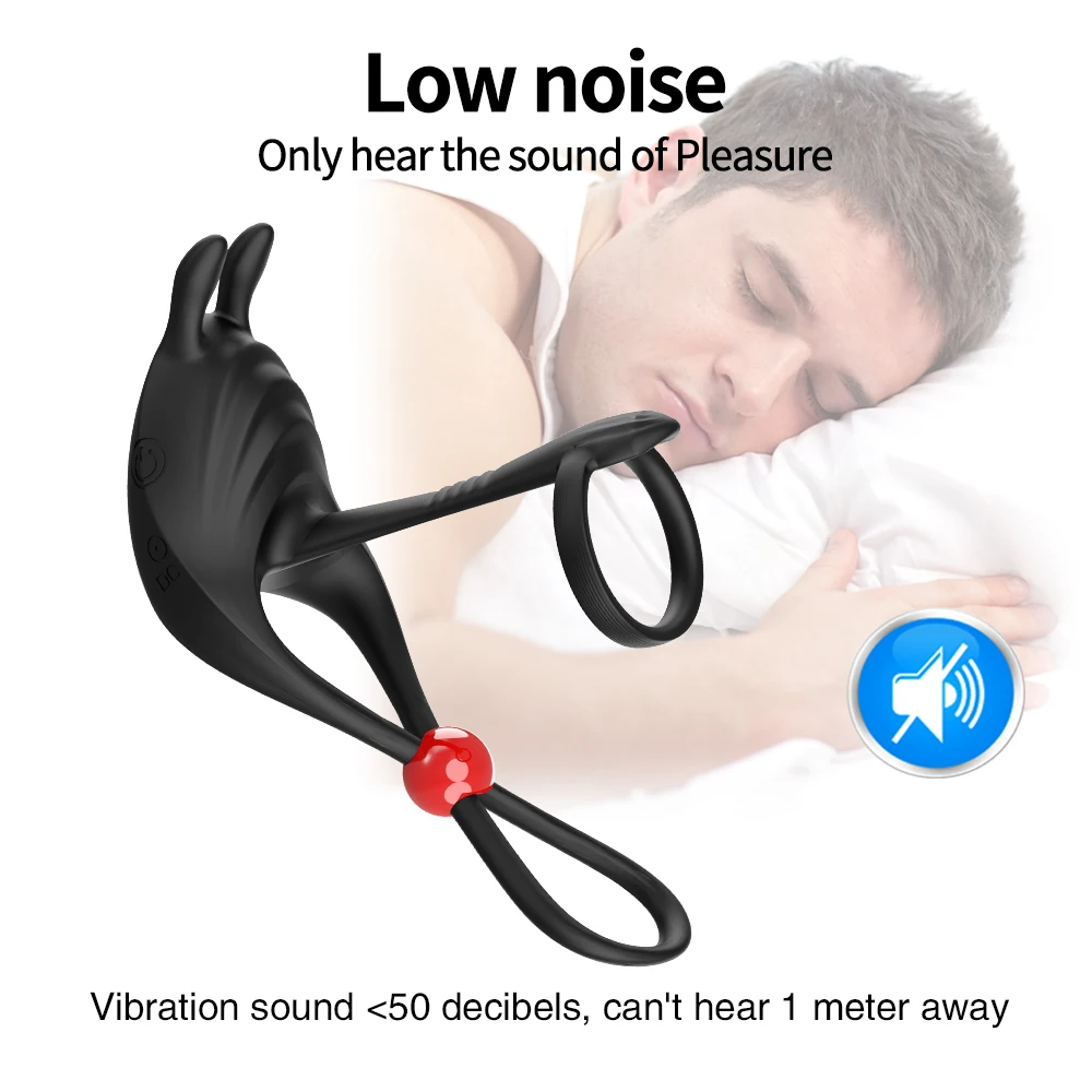 Cock Ring for Men Remote Control Rabbit Dual Vibrating Penis Rings for Ejaculation Delay Testis Stimulation Sex Toy for Couples Cock Ring for Men Remote Control Rabbit Dual Vibrating Penis Rings for Ejaculation Delay Testis Stimulation Sex Toy for Couples