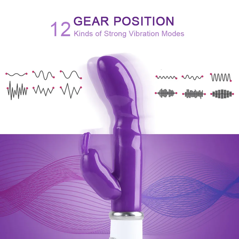 12 Speed Strong Rabbit Vibrator, Clitoris Stimulator G-spot Massager, Sex Toys For Women Female Masturbator Sex Shop 12 Speed Strong Rabbit Vibrator, Clitoris Stimulator G-spot Massager, Sex Toys For Women Female Masturbator Sex Shop