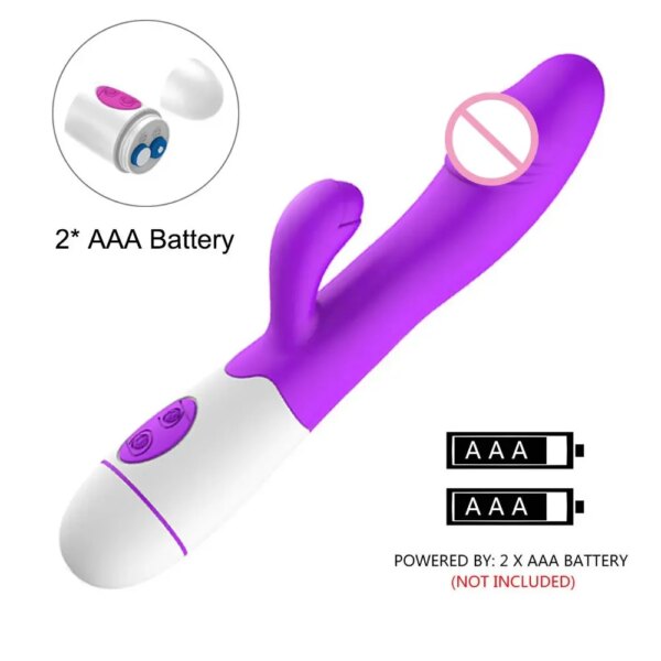 Rabbit Vibrator for Women 30 Speed Rechargeable G Spot Clitoris Stimulator Dildo Vagina Female Masturbator Sex Toys for Aldult