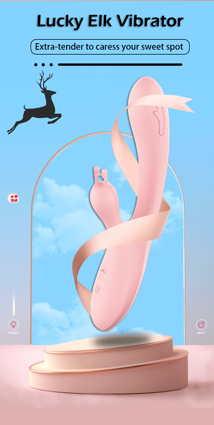 Powerful Rabbit Vibrator for Women G Spot Clitoris Stimulator Reindeer Vibrating Female Sex Toys