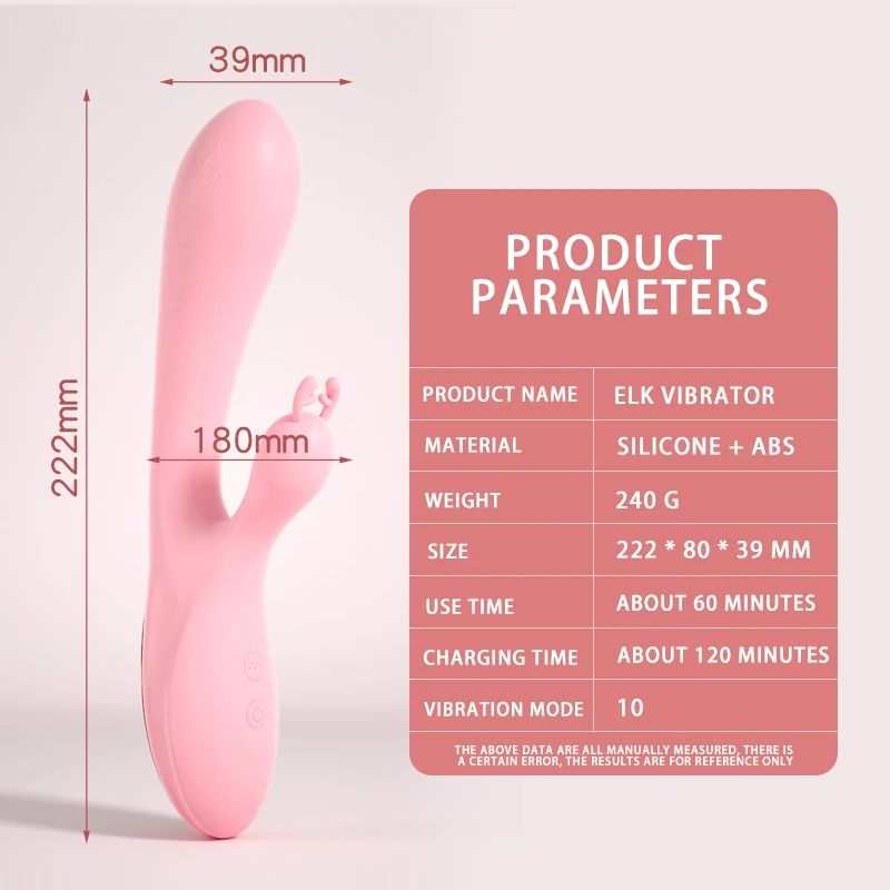 Powerful Rabbit Vibrator for Women G Spot Clitoris Stimulator Reindeer Vibrating Female Sex Toys
