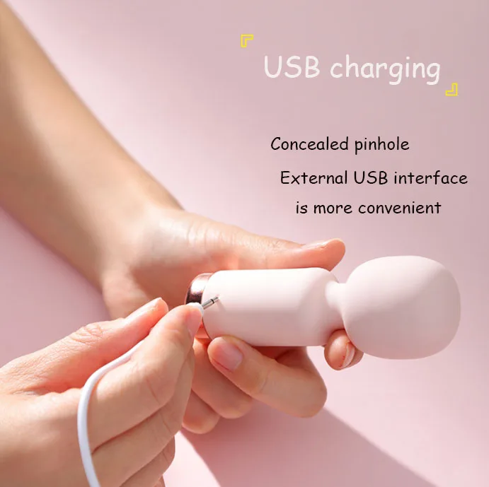 Bullet Type Vibrator Usb Charge 10 Modes Upgraded Sex Toys Mini Charging Handheld Clit Vibradir feminino Mini Body Massager